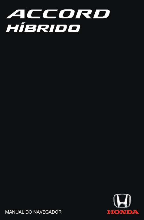 Manual  Navegador Accord Hibrido  em PDF