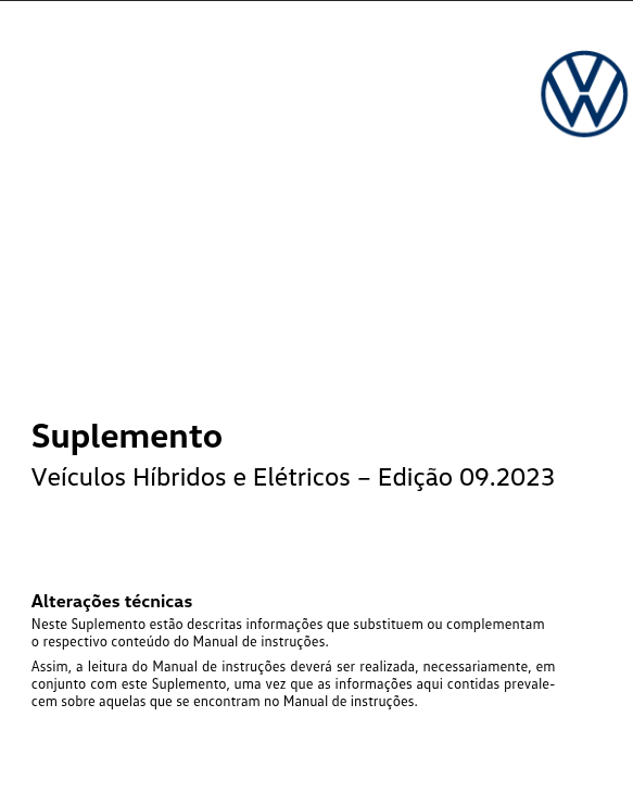 Manual  Atualizações Híbrido/Elétricos em PDF