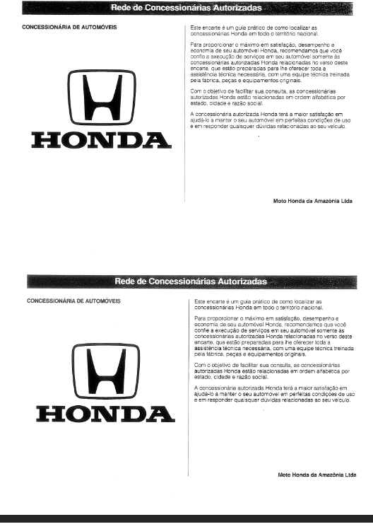 Manual  Mecânico Honda Accord 94 em PDF
