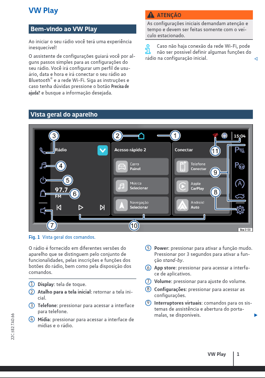 Manual  VW Play em PDF