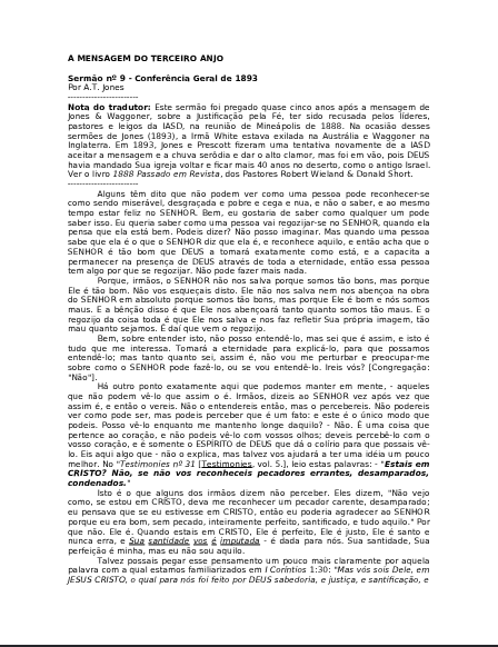 Manual Sermão nº 9 - Conferência Geral de 1893 em PDF